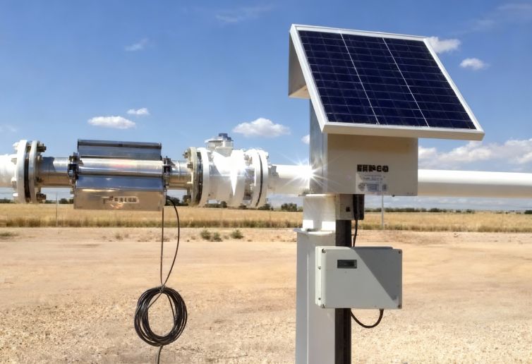 Supply, Installation, and Commissioning of Mass Flowmeters Powered by Solar Cells Systems.