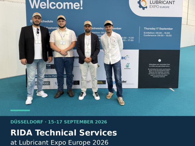 RIDA Technical Services at Lubricant Expo Europe 2026